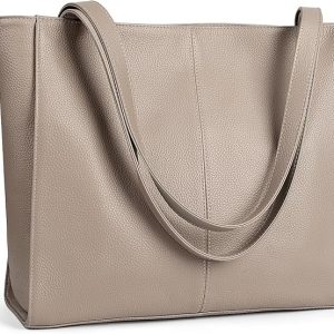befen Genuine Leather Tote Bags for Women Large Shoulder Bags Women Laptop Tote Bag Ladies Handbags with Laptop Compartment