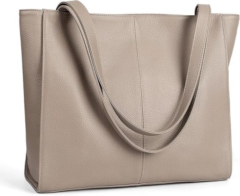 befen Genuine Leather Tote Bags for Women Large Shoulder Bags Women Laptop Tote Bag Ladies Handbags with Laptop Compartment